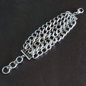Women's Multi-chain Heavy Link Bracelet